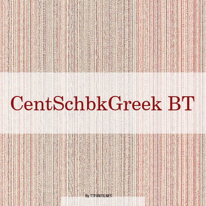 CentSchbkGreek BT example