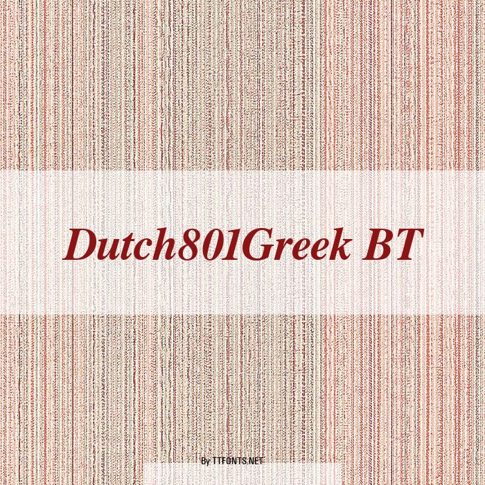 Dutch801Greek BT example