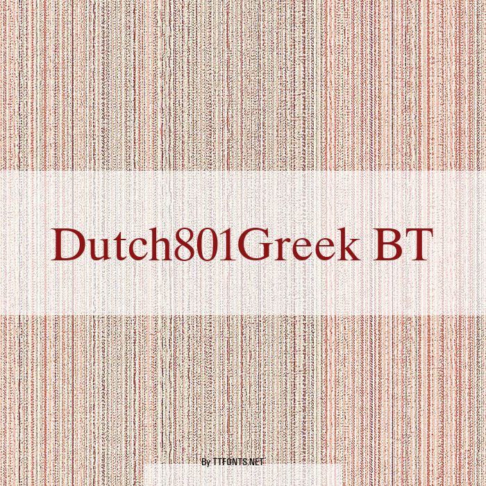 Dutch801Greek BT example
