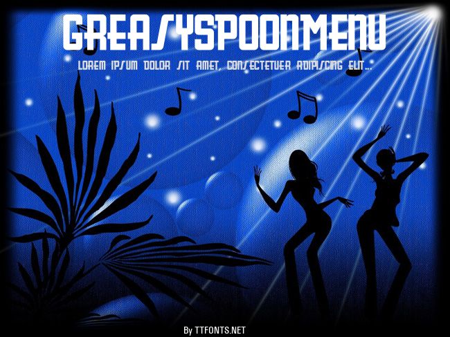 GreasySpoonMenu example