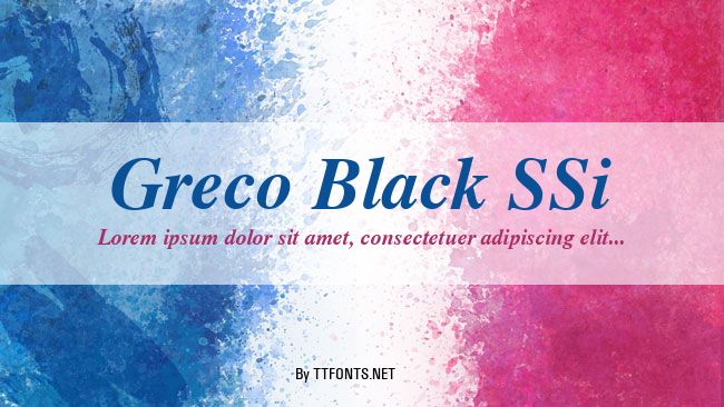 Greco Black SSi example