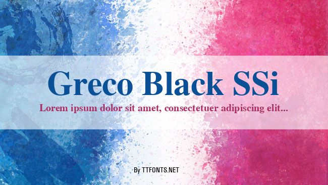 Greco Black SSi example