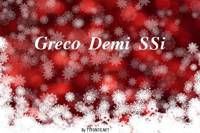 Greco Demi SSi example