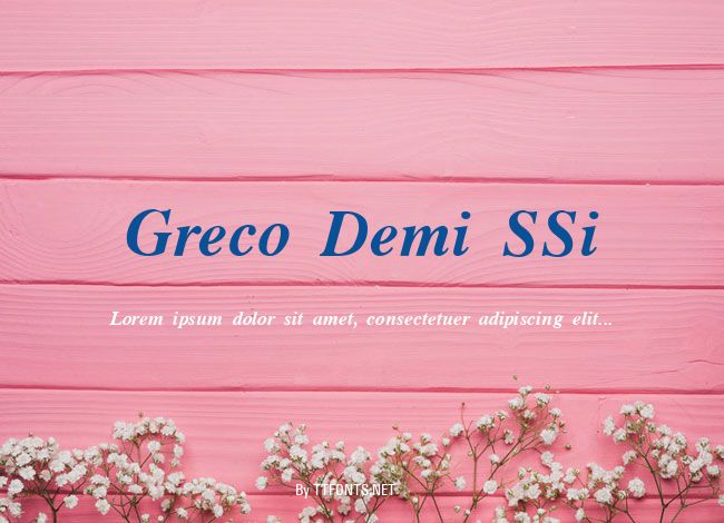 Greco Demi SSi example