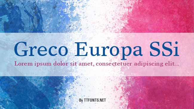 Greco Europa SSi example
