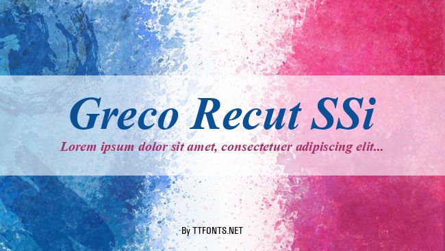 Greco Recut SSi example