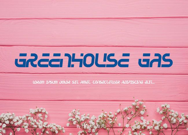 Greenhouse gas example