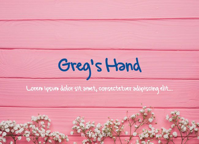 Greg's Hand example