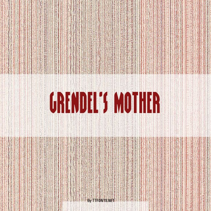 Grendel's Mother example