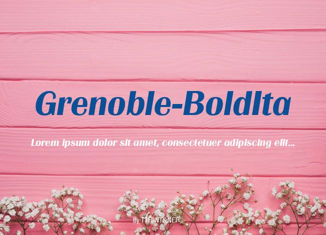 Grenoble-BoldIta example