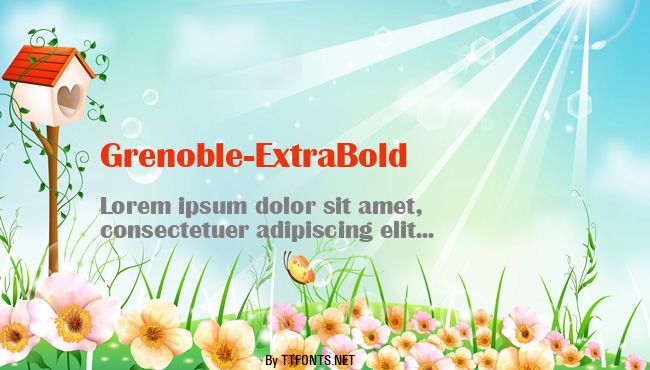 Grenoble-ExtraBold example