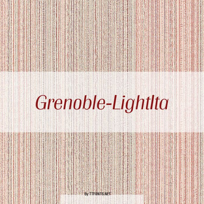 Grenoble-LightIta example