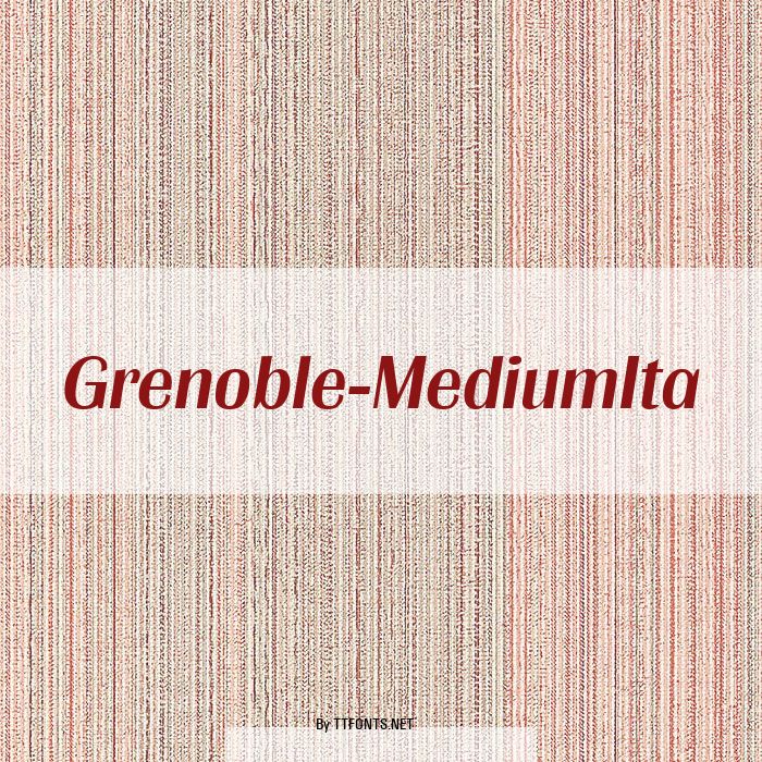 Grenoble-MediumIta example