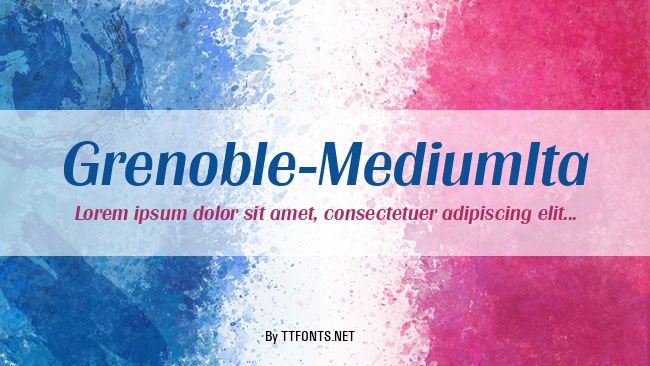 Grenoble-MediumIta example