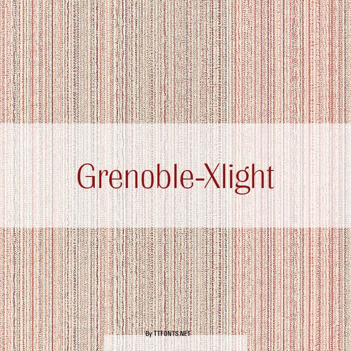 Grenoble-Xlight example