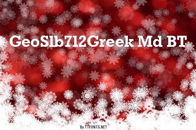 GeoSlb712Greek Md BT example