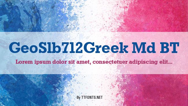 GeoSlb712Greek Md BT example