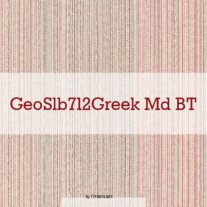 GeoSlb712Greek Md BT example