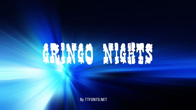 Gringo Nights example