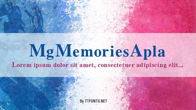 MgMemoriesApla example