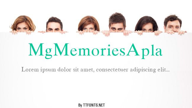 MgMemoriesApla example