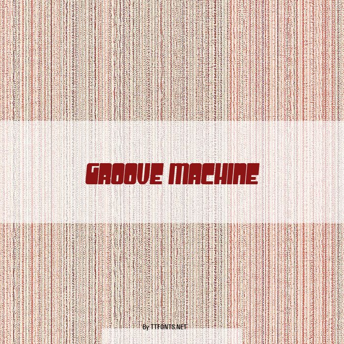 Groove Machine example