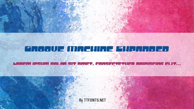Groove Machine Expanded example