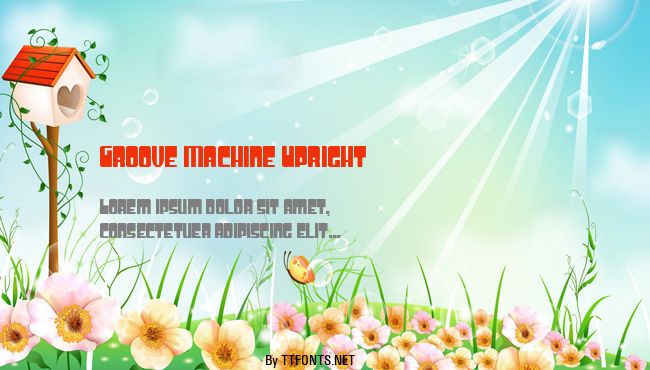 Groove Machine Upright example