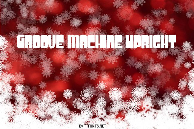 Groove Machine Upright example