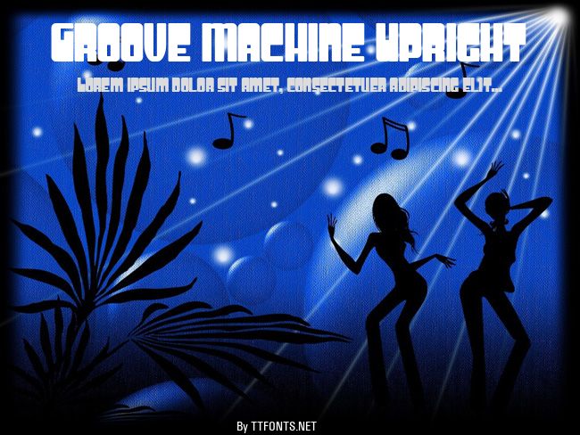 Groove Machine Upright example
