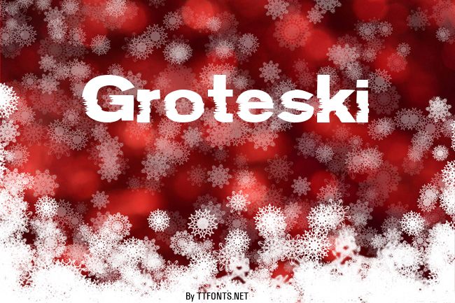 Groteski example