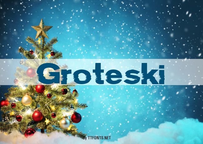 Groteski example