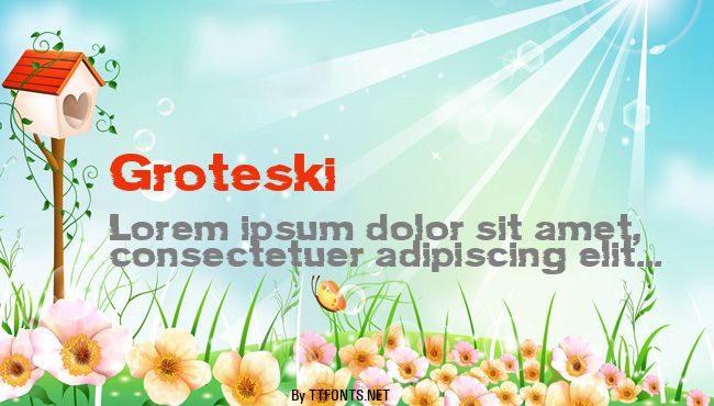 Groteski example