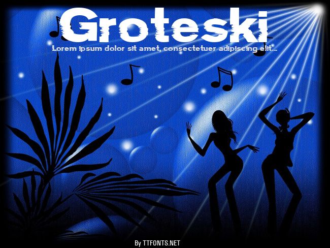 Groteski example