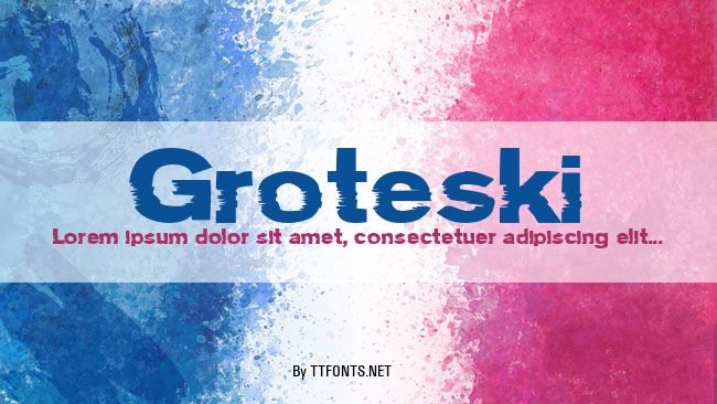 Groteski example