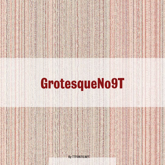 GrotesqueNo9T example