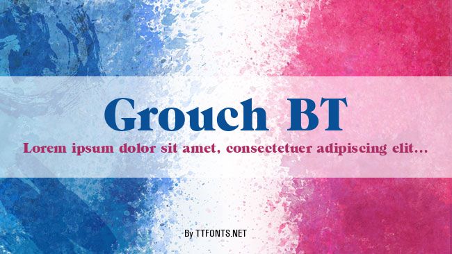 Grouch BT example