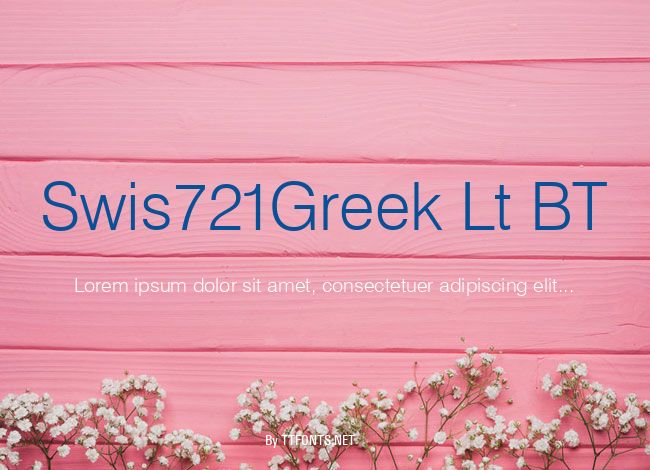 Swis721Greek Lt BT example