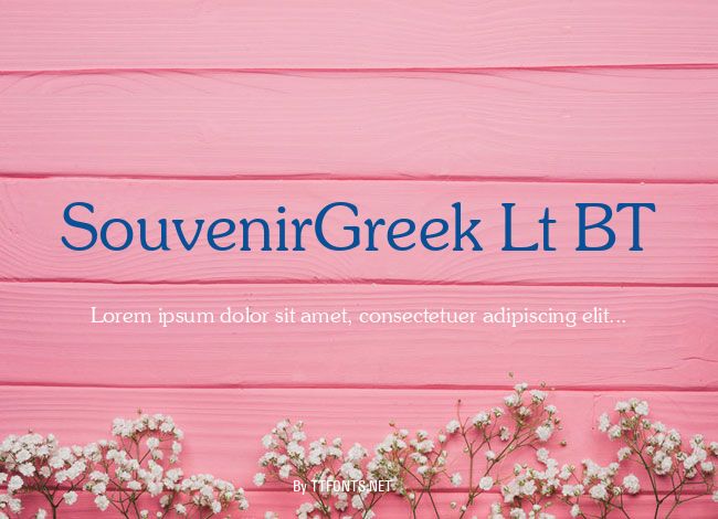SouvenirGreek Lt BT example