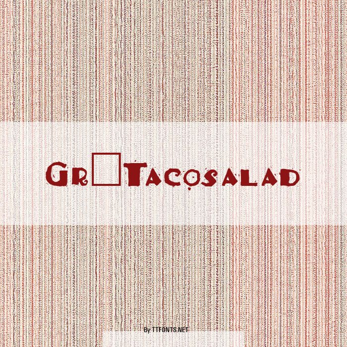 Gr-Tacosalad example