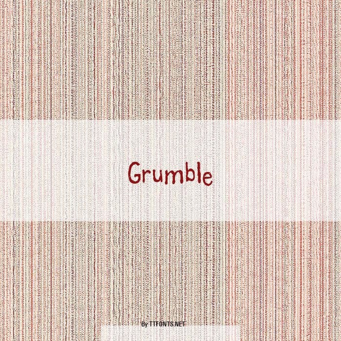 Grumble example
