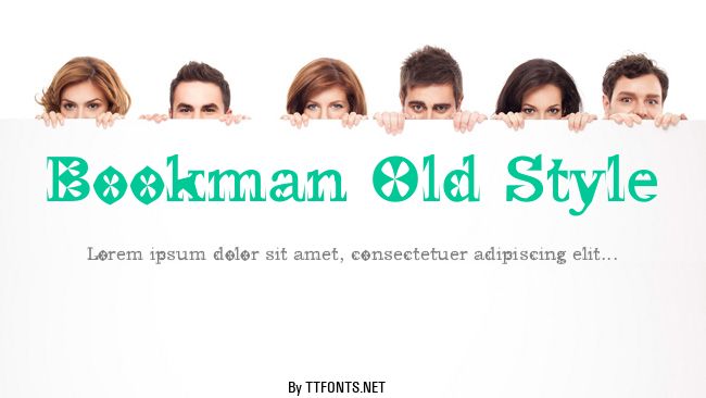 Bookman Old Style example