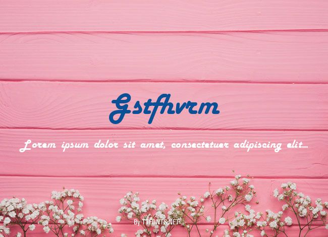 Gstfhvrm example