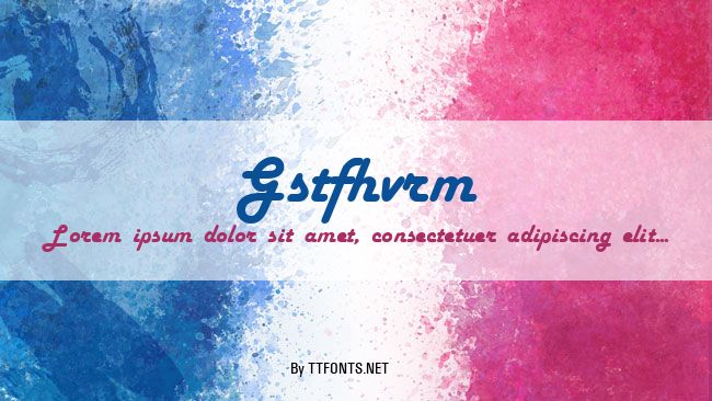 Gstfhvrm example