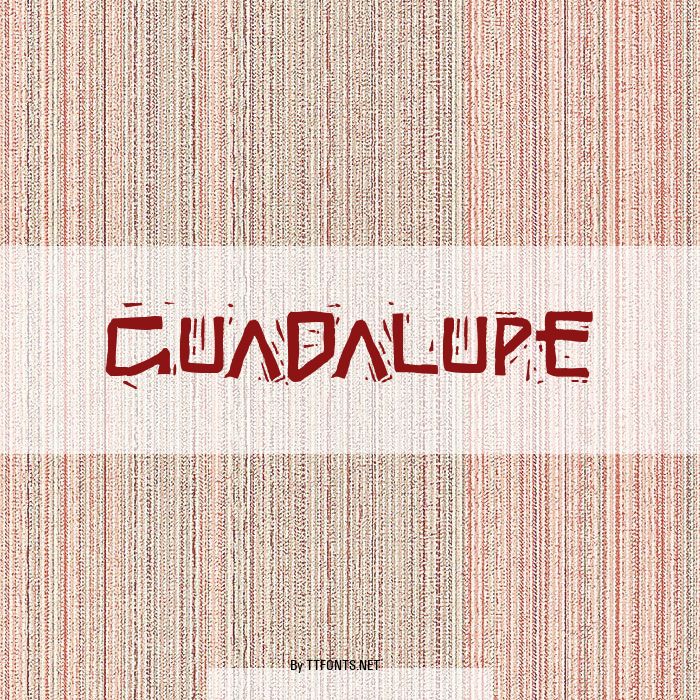 Guadalupe example