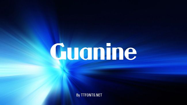 Guanine example