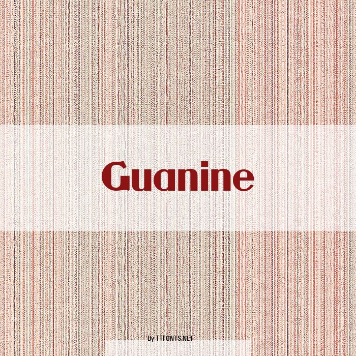Guanine example
