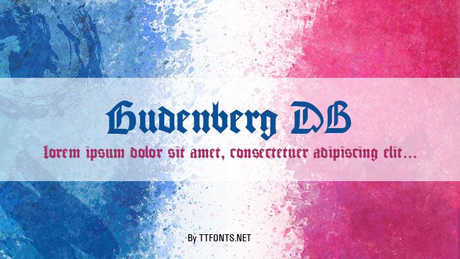 Gudenberg DB example
