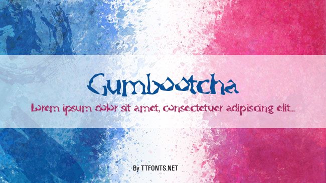 Gumbootcha example