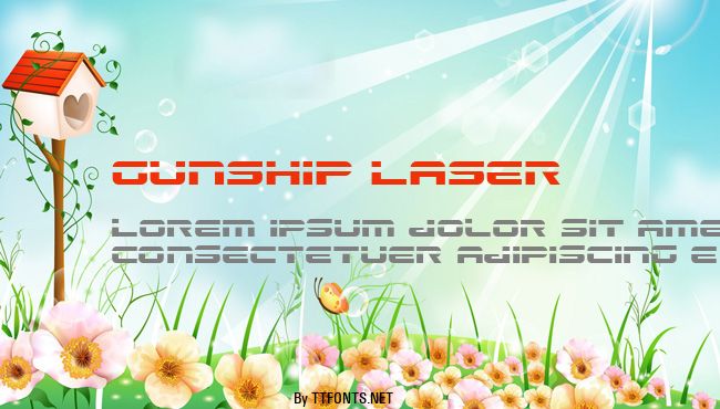 Gunship Laser example